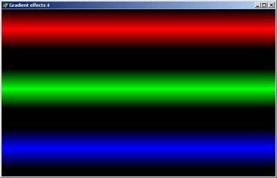 neon horizontal line gradient